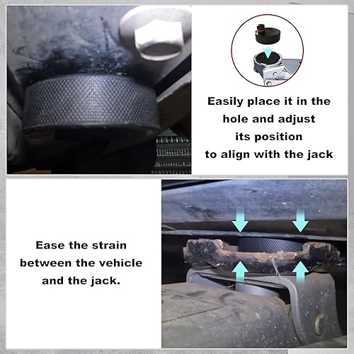 Miniatura 3 de RULLINE Juego de almohadillas de elevación - Paquete de soporte de piso premium compatible con accesorios Mustang Mach E