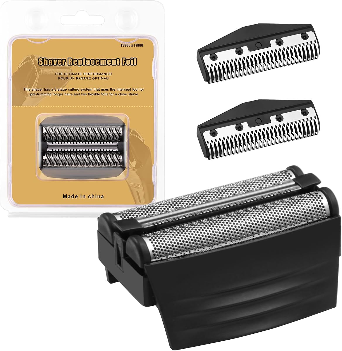 Shaver Replacement Foil for Remington TITANIUM-X Flex & Pivot shaver | Fits F4900, F5800, F7800, 1 Pack