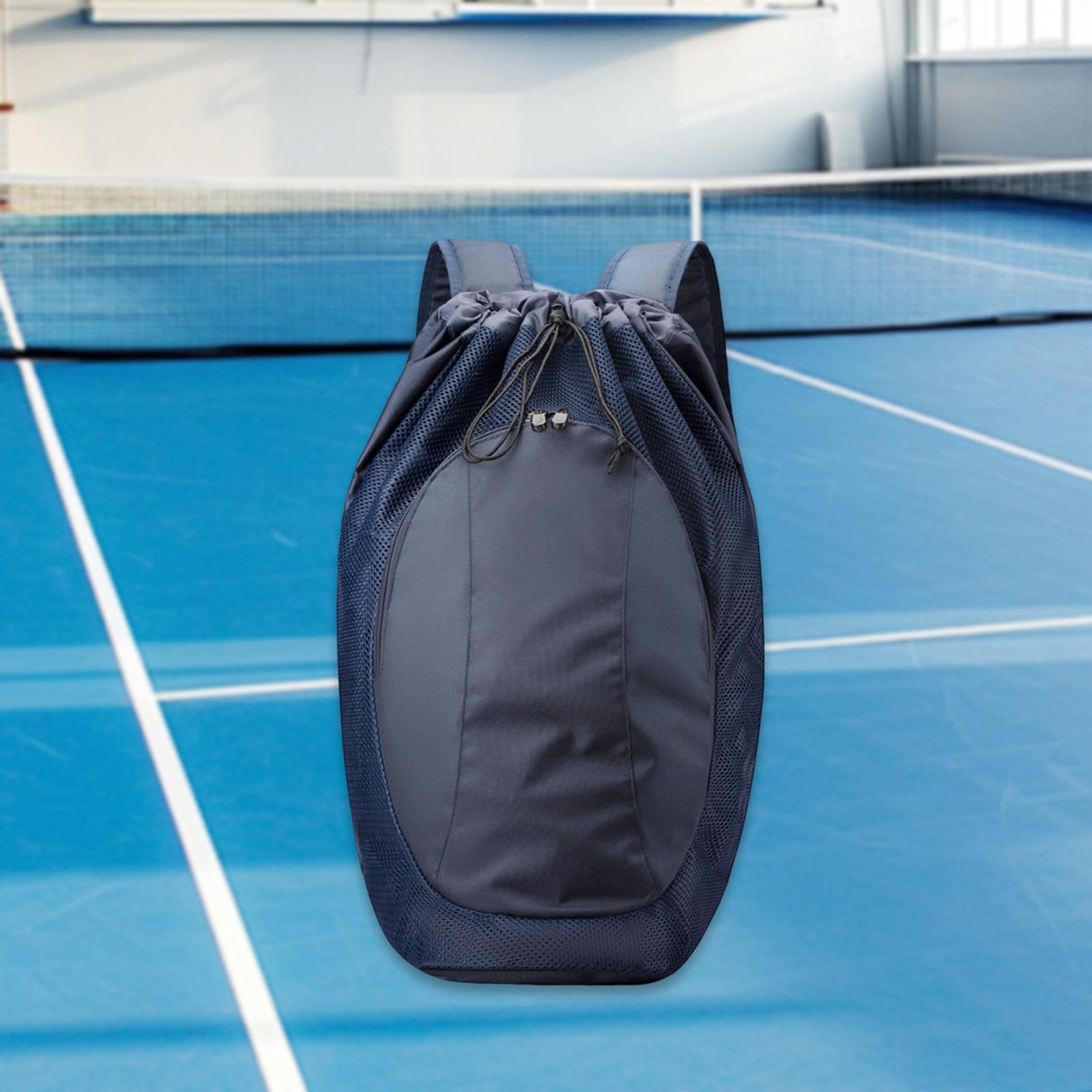 Gralara Zaino con Coulisse e Scomparto in Rete, Borsa Sportiva da Palestra, Borsa per Racchette da Badminton e per Il Nuoto