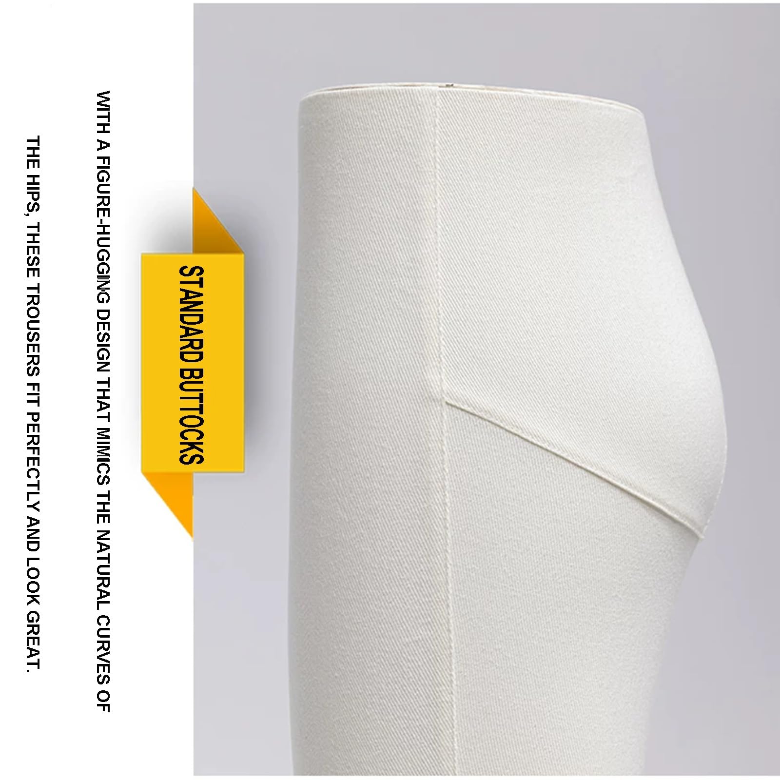 Maniquí De Cuerpo Inferior, Forma De Piernas con Base Metálica, Exhibidor para Pantalones, Leggings, Shorts