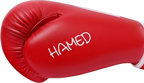 Miniatura 8 de Green Hill Guantes de boxeo Hamed para hombres y mujeres  Guantes de boxeo de piel sintética  Guantes de kickboxing para jóvenes y adultos  Guantes