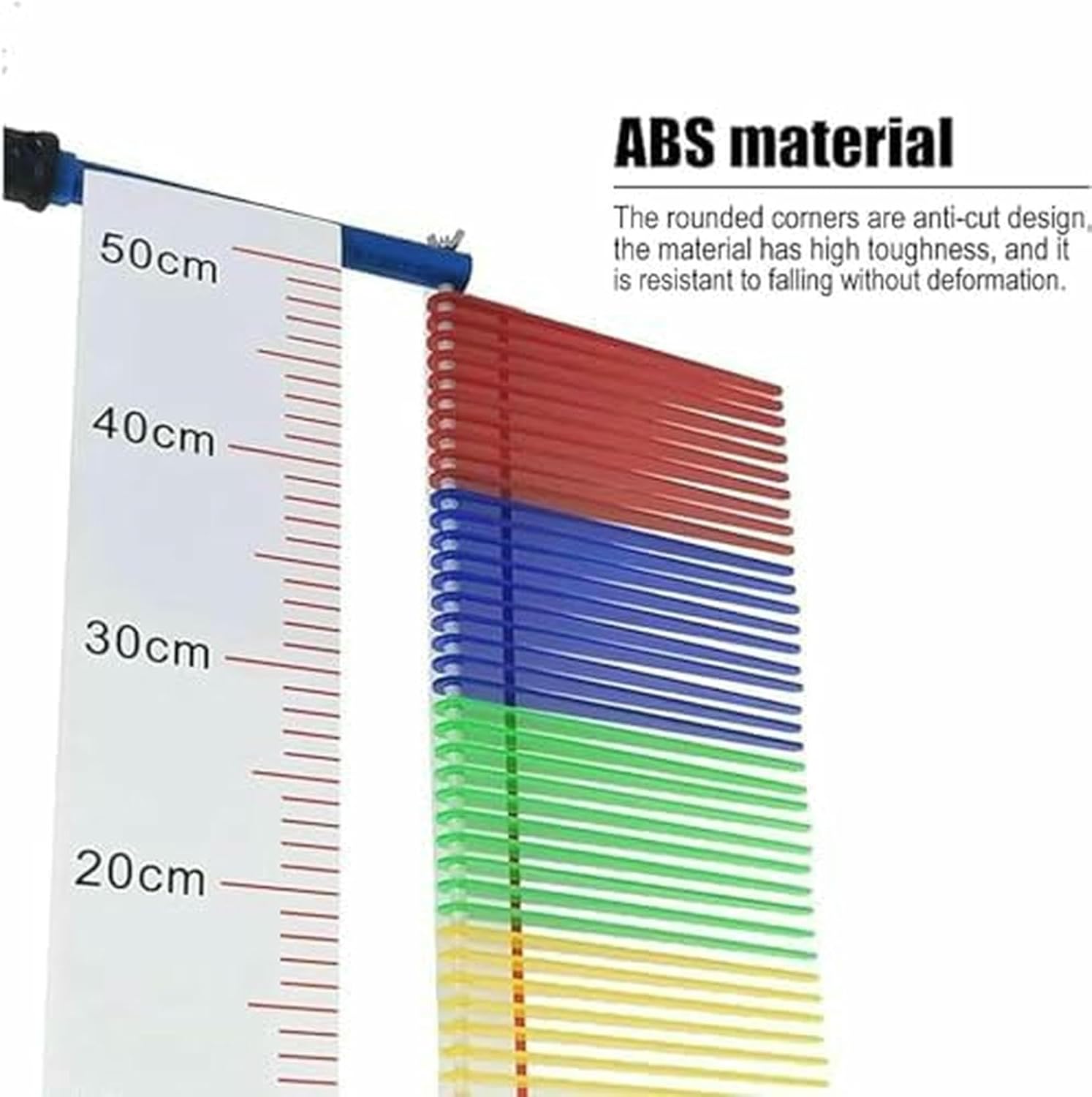 Free-Standing Jump Measurement Tester，Vertical Jump Tester Jump Measurement Test Stick Pole Tool 1.2M-3.5M Portable Vertical Jump Trainer Vertical Jump Trainer for Kids Youth Basketball~/