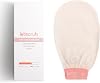 LET'SCRUB Ecru Bath Shower Pouch Exfoliating Gloves 100% Flush Silk Unisex