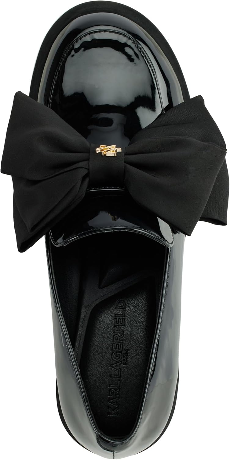 Karl Lagerfeld Womens Camilla Loafer with Oversized Bow - Image 4