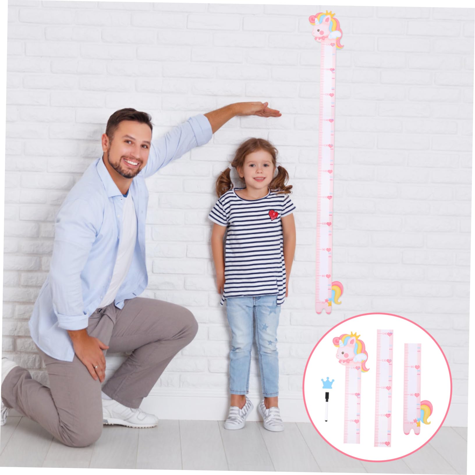 Autocollant De Hauteur Nouveau Née Toise Décor Chambre À Coucher Pour Enfants