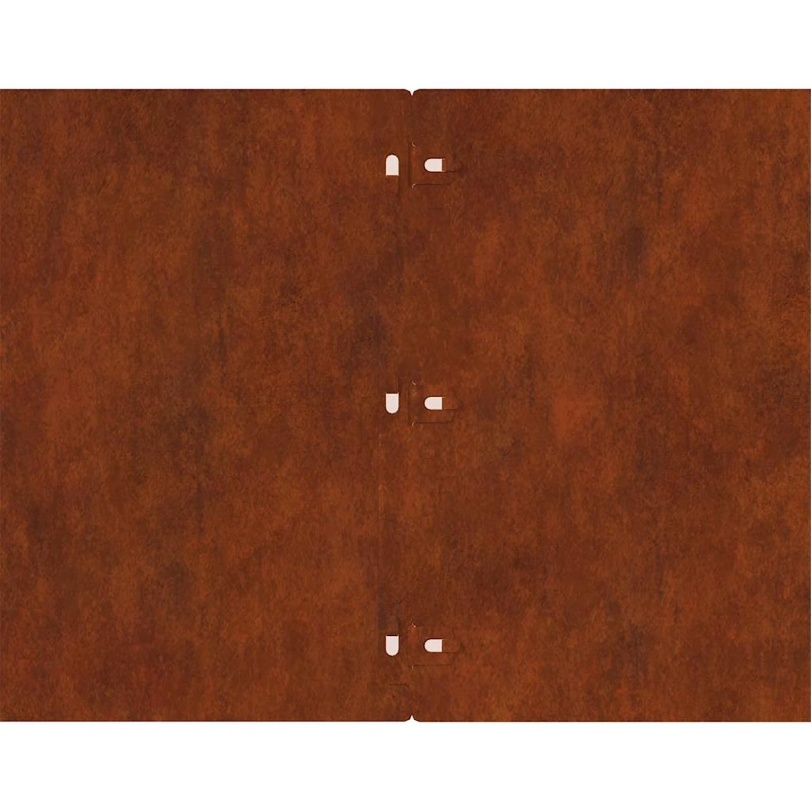 Gecheer Bordure per Prato, Flessibili 25 x 103 cm in Acciaio Corten con Sistema di Connessione Rapida per Giardini Aiuole Vialetti e Cortili