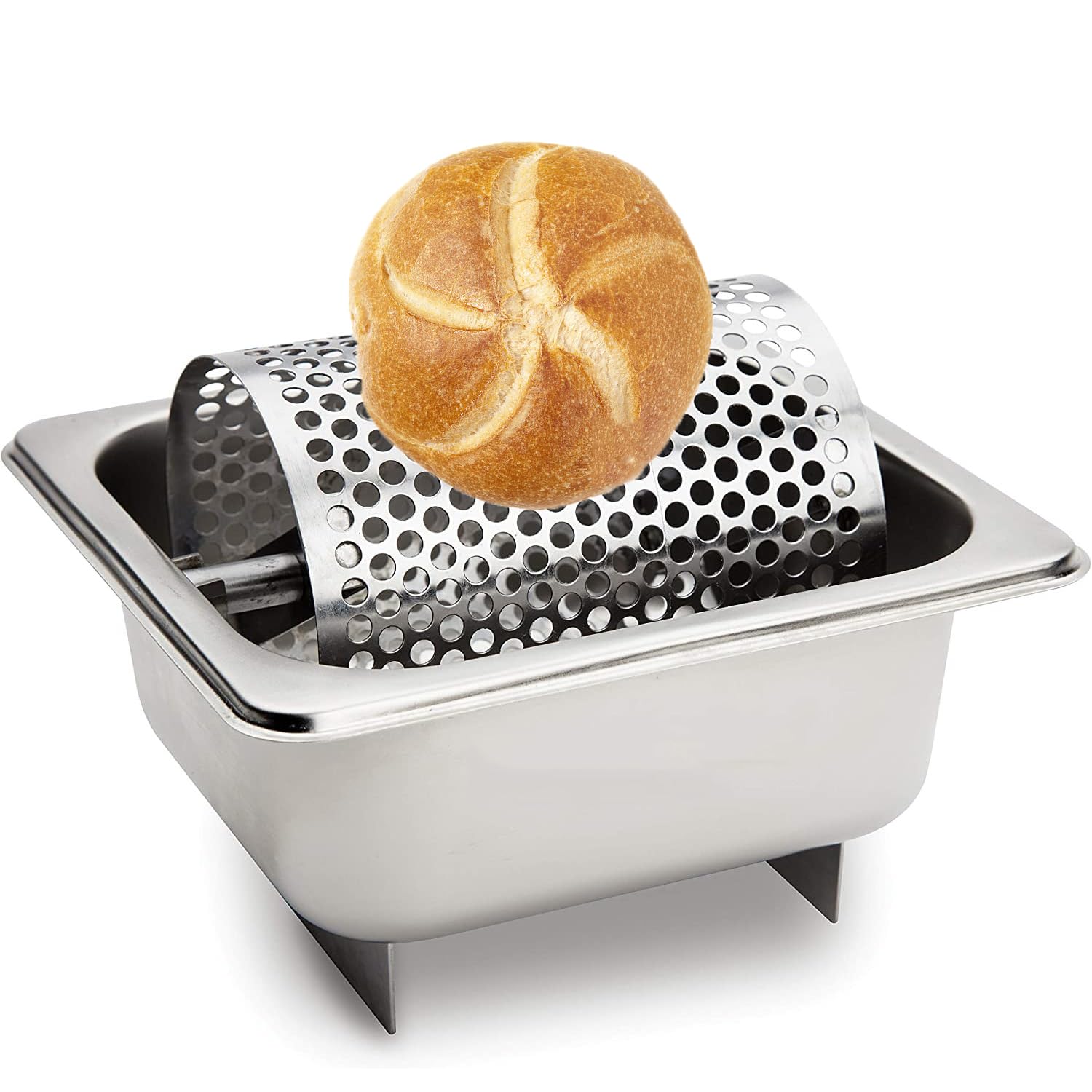 Cytbek Stainless Steel Butter Spreader Wheel, Bun Butter Roller Kitchen Gadgets Practical Removable Butter Wheel, Butter Dispenser For Shop Kitchen Corn Buns, Spreads Butter Evenly