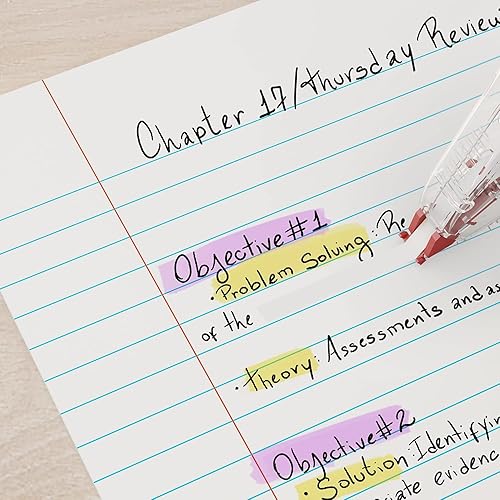 Miniatura 8 de STAPLES Cinta correctora - Cinta blanca, fácil de usar, paquete de 10, rollo suave, cinta correctora sin sombras