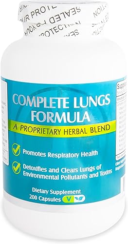 Fórmula de mezcla de desintoxicación herbaria patentada Clear Lung (200 cápsulas)