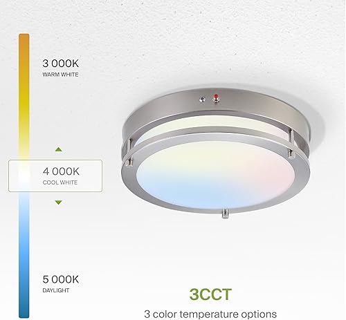 Miniatura 5 de ASD Lámpara LED de techo empotrada de 12 pulgadas  20W 100-277V 1600LM 3000K4000K5000K Switch  Regulable, antioxidante, Energy Star, certificación