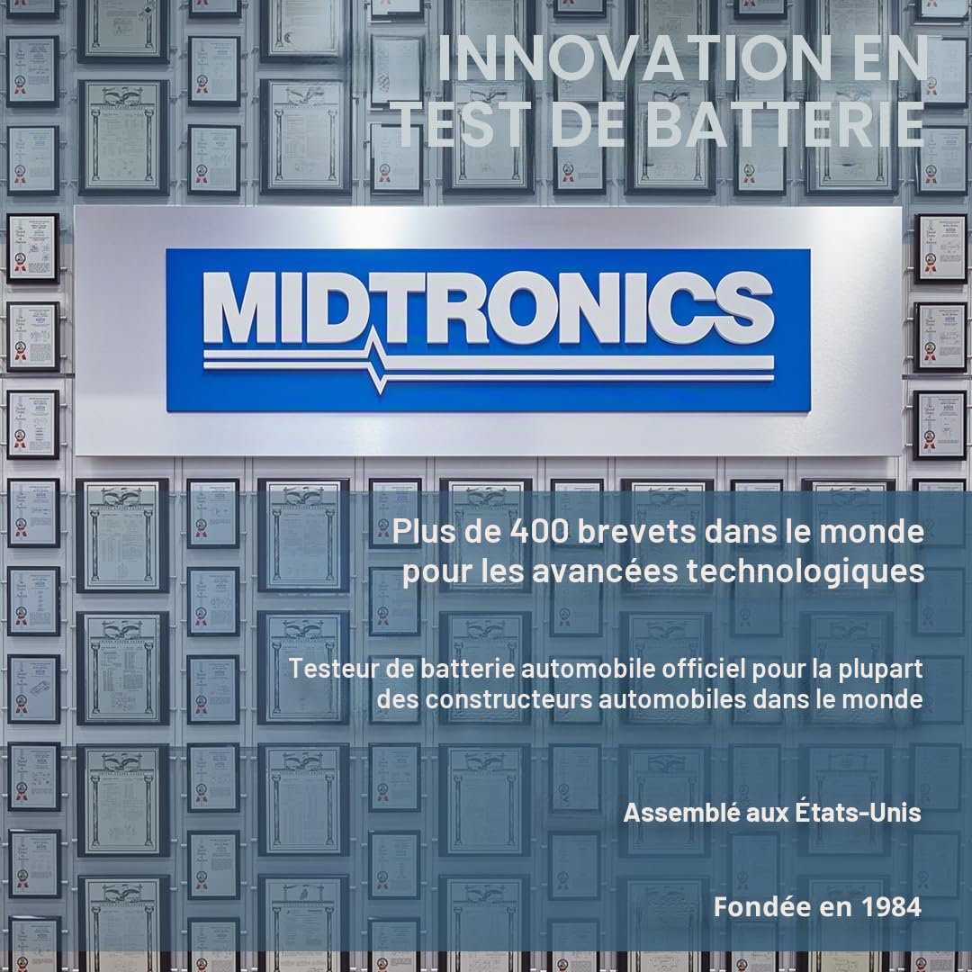 Midtronics PBT300 Testeur de système de démarrage de Charge de Batterie