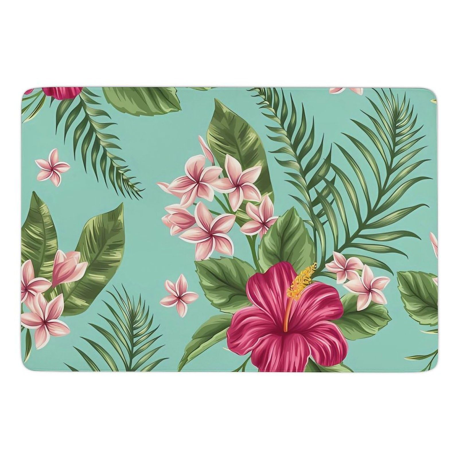 Tapis velours corail hawaïen confortable et absorbant de 150 cm