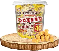 Paçoca Rolha Tradicional DaColônia com 40 unidades
