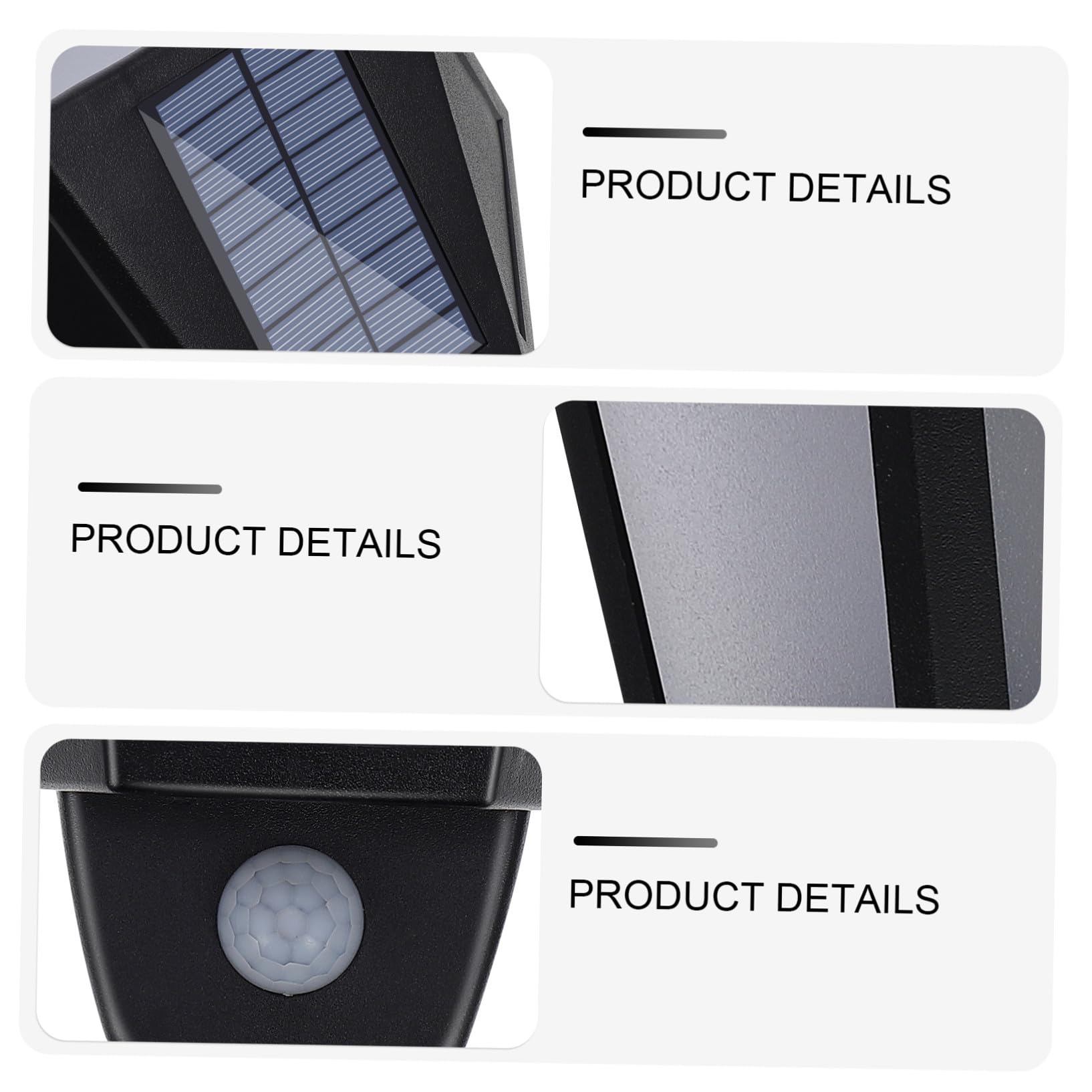 Kisangel Solar Wandleuchte Außen mit Bewegungsmelder LED Beleuchtung Warmweiß Ip55 aus Abs für Garten Terrasse Hof und Flurbeleuchtung