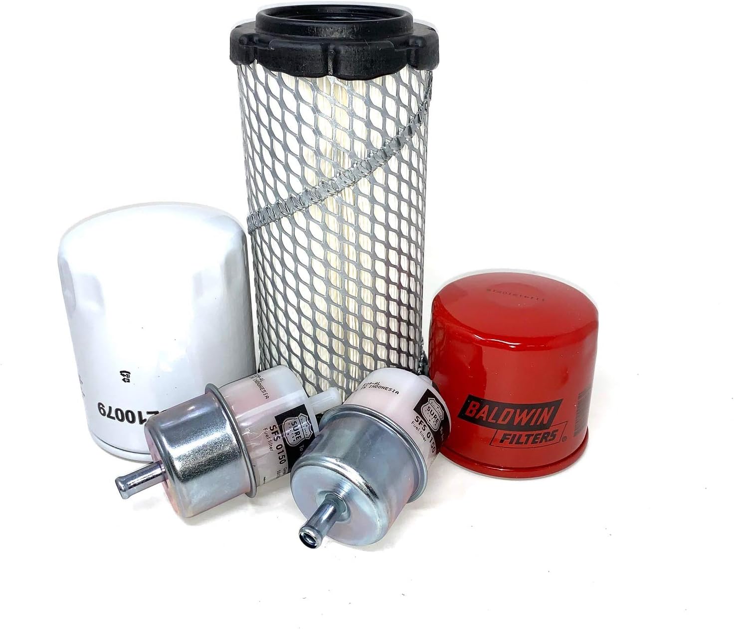 CFKIT Compatible with Kubota BX Series Filter Kit- BX2200; BX2660; ZD28, Part # 77700-03363