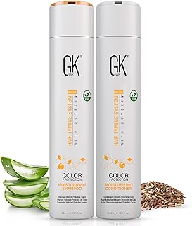 GK Hair Global Keratin Moisturizing Shampoo And Conditioner 300ml For Color Protection Dry Frizzy Damage Hair Repair - Sulfate And Paraben Free-picture-12