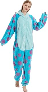 Sqlszt Adult Onesie Animal One Piece Pajamas Hollaween Costume Christmas Unisex Cosplay Sleepwear for Women Men
