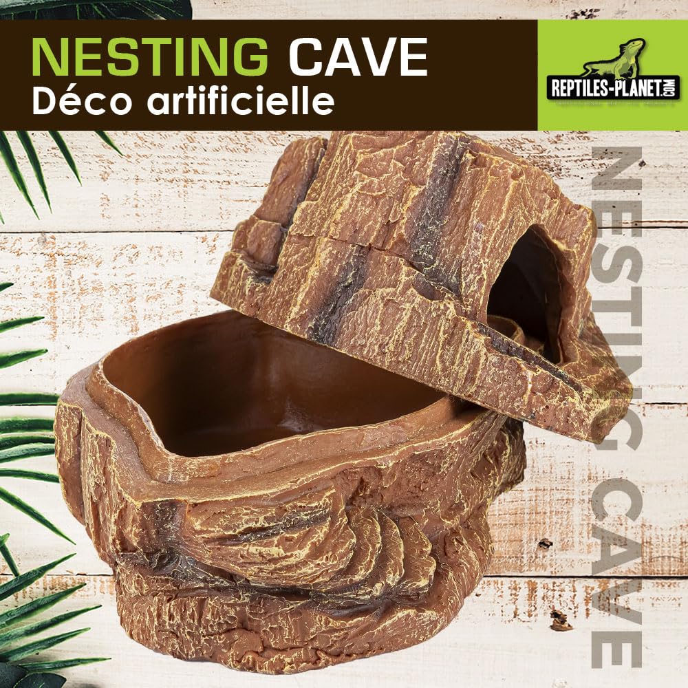 Reptiles Planet - Nesting Cave L - Nid de Ponte - 17,5 x 13,5 x 12 cm