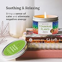 Vista 4 de MAGNIFICENT 101 Vela Seven Chakra Smudge – lata de cera de soja de 6 onzas – Quemadura de 35 horas y aromaterapia – Limpieza energética y equilibrio
