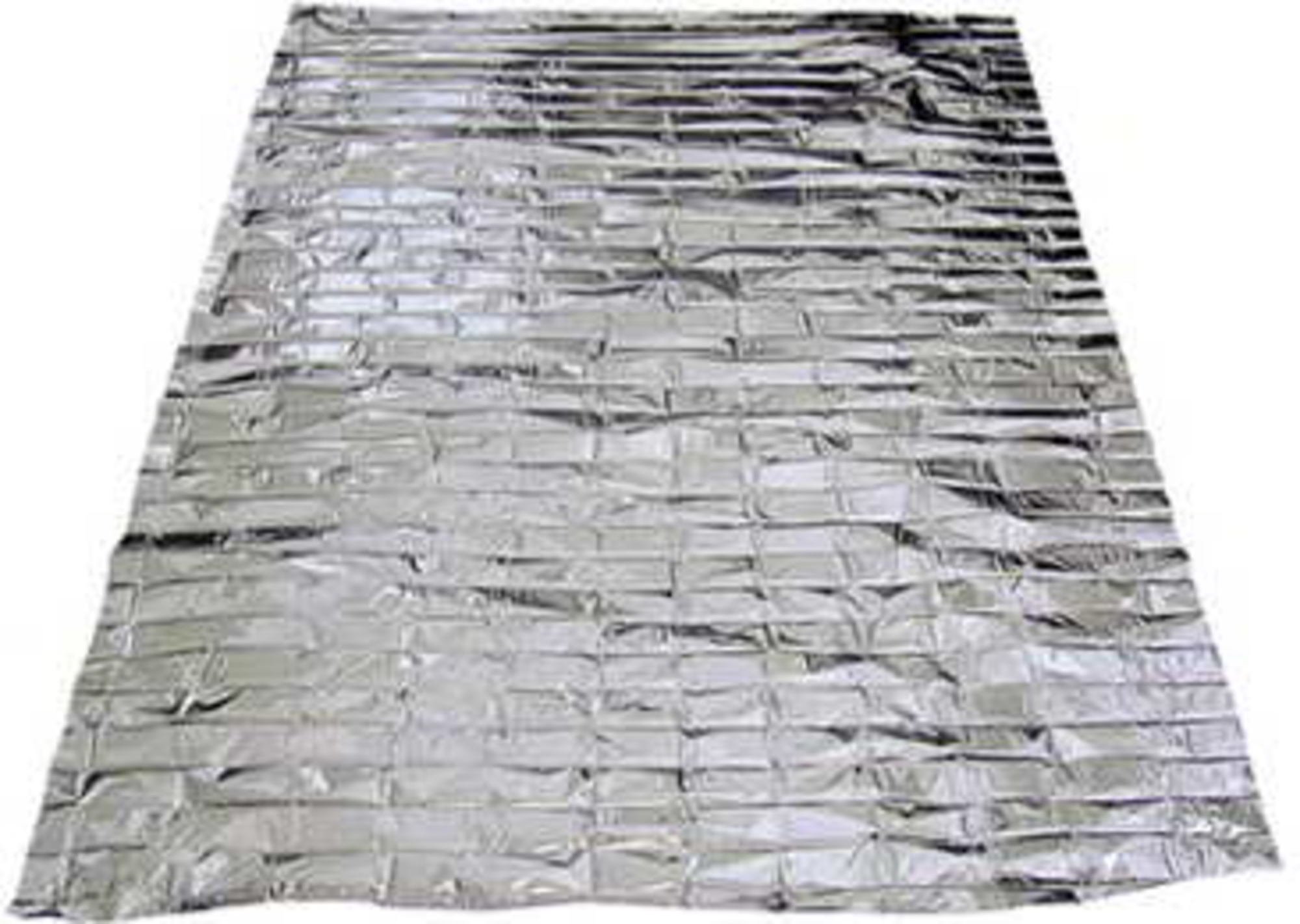 Coperta Termica Mylar DUKAL Per Emergenza 84x52 – Salvaspazio Argento, Leggera E Riutilizzabile