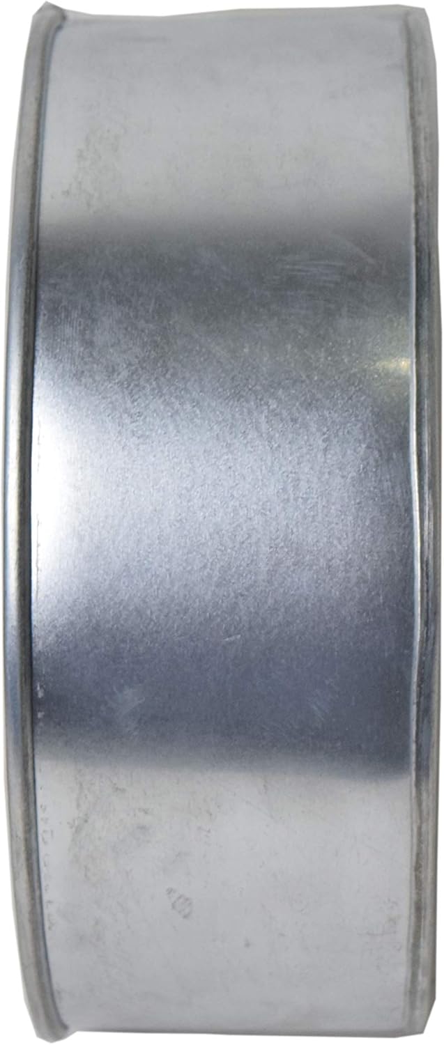 EUROTINS Single Round Birthday Wedding Anniversary Cake Tin Mould Pan 8", Silver - Image 5