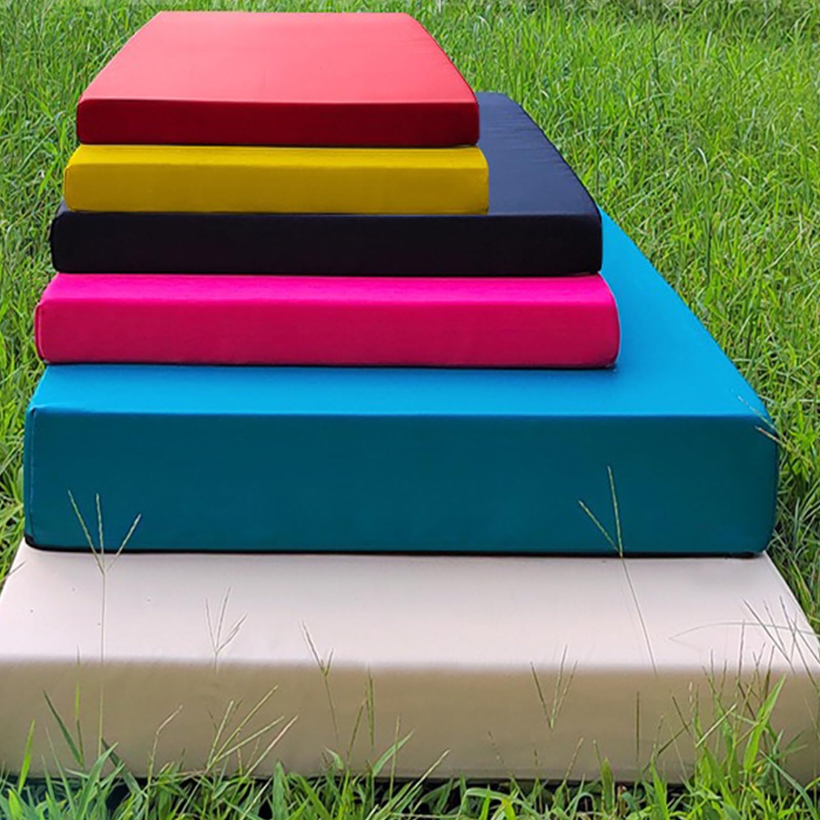 Matching Bedroom Sets Imbottitura Seduta Panchina Da Giardino Blu, Confortevole E Leggera, Ottima Per Interni Anche. Costruita Con Materiali Impermeabili