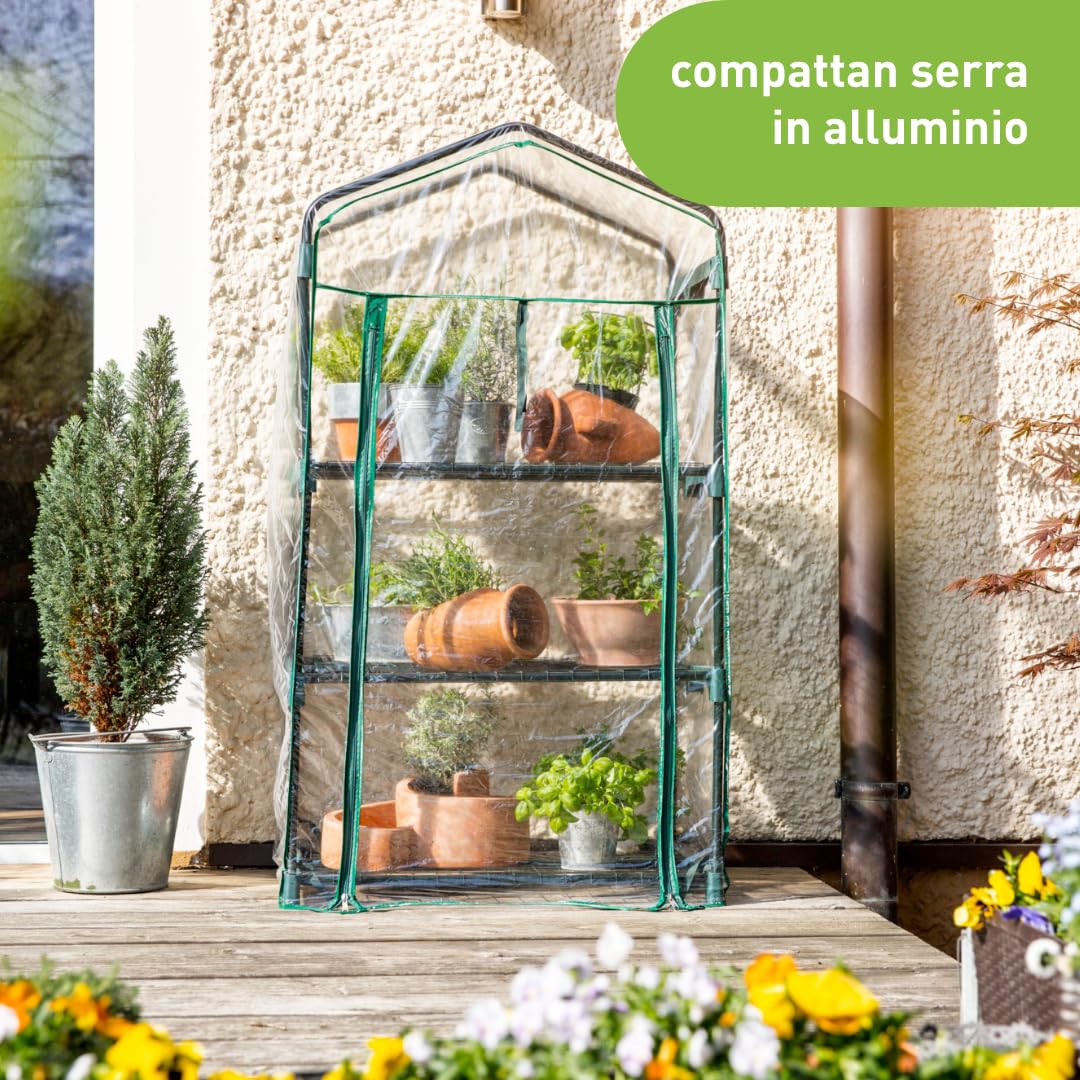 Windhager Serra per Balcone, per Erbe, pomodori & Co 68 x 49 x 128 cm