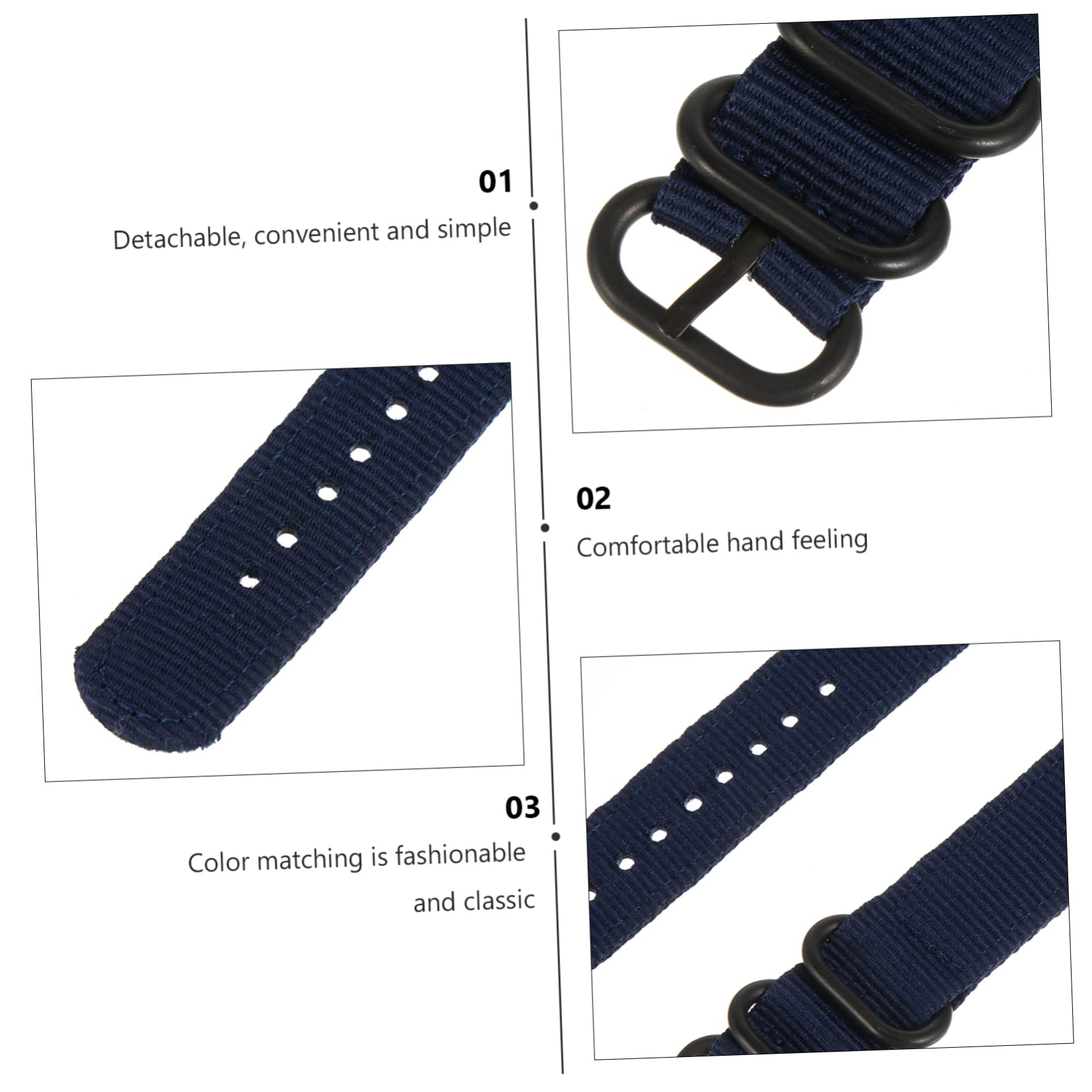 HOMSFOU Correa De Nailon Relojes De Pulsera Para Hombres Relojes De Ejercicio Para Hombres Relojes Deportivos Para Banda Para Reloj Correa De Reloj Inteligente Para