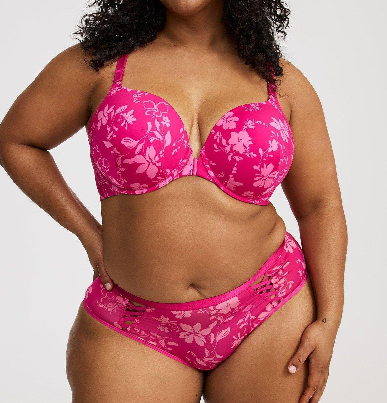 Torrid Women's Plus Size Bra - Perfect T-Shirt Front-Close Lightly Lined Bra - Image 4