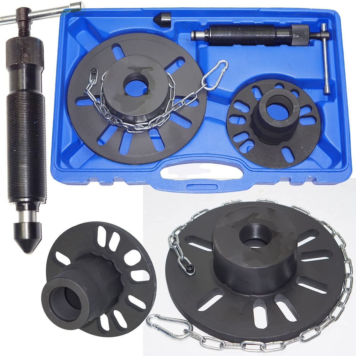 Buy Mekanik 12 ton Hydraulic Drive Shaft Puller With Two Puller Clamp for Wheel Hubs Online at