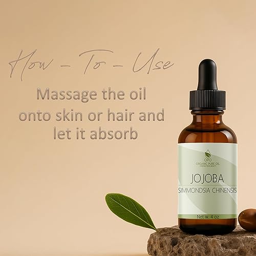 Miniatura 4 de Aceite de jojoba 100% puro, prensado en frío, sin refinar, aceite portador hidratante e hidratante virgen para piel, cabello, cara, cuidado facial,