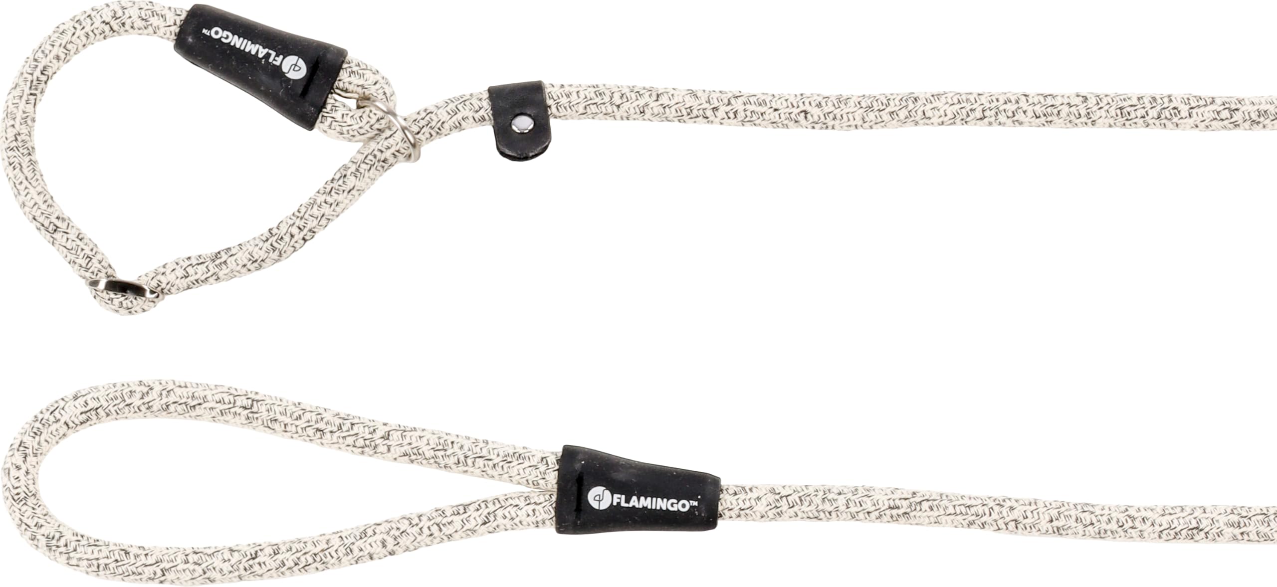 Flamingo Dog Anti-pull leash Lago White & Black 1,7m 12mm, Mix