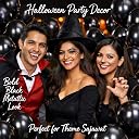 Propsicle Black Metallic Balloons for Teens Adults Birthday Decoration gallery image