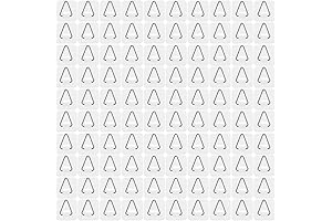 Operitacx 100pcs Stick on Picture Hooks Wall Mount - Super Strong Adhesive...