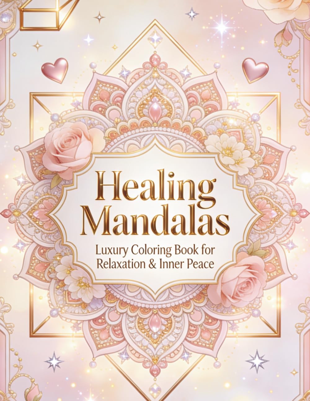Healing Mandalas: Luxury Coloring Book for Relaxation & Inner Peace