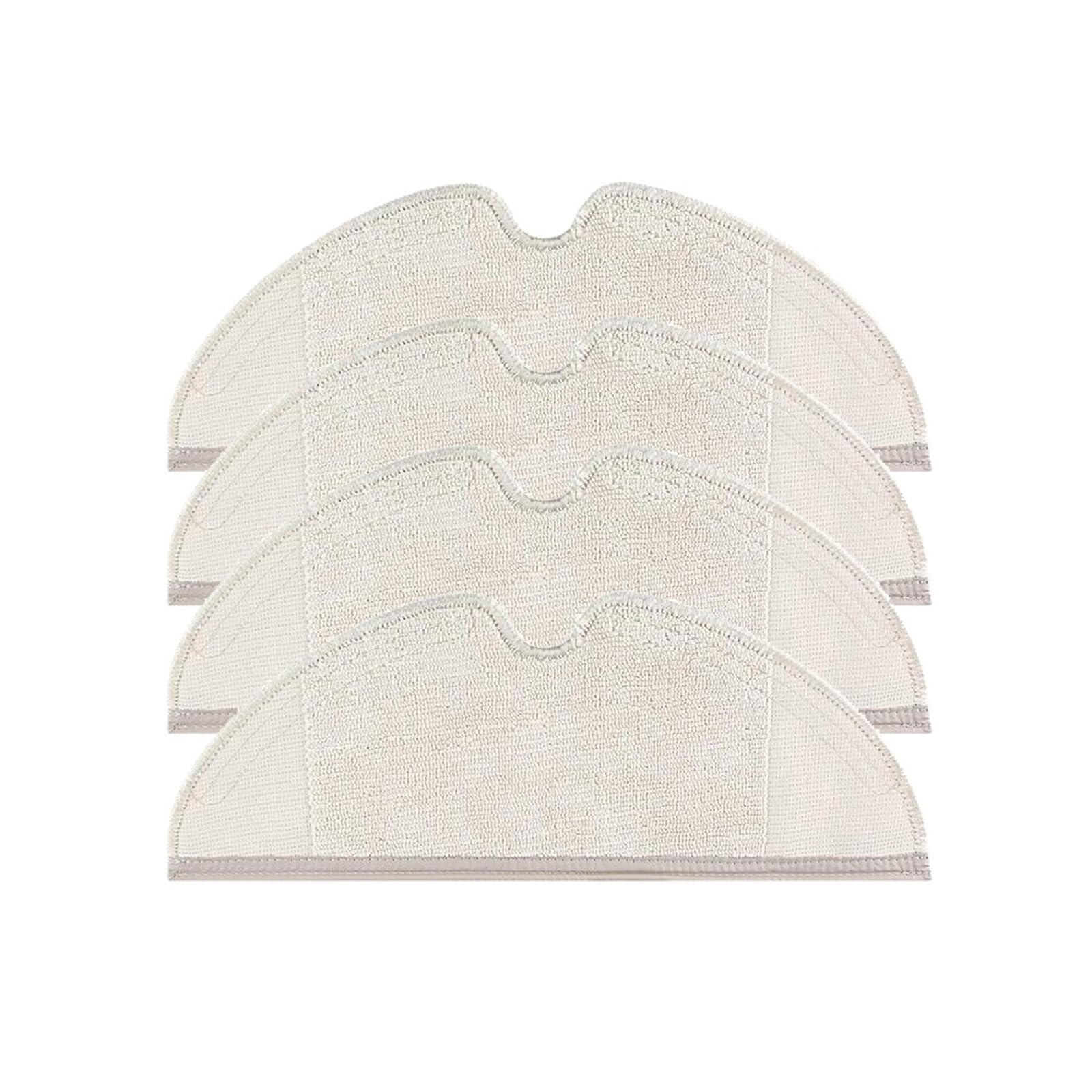 EtliN Mop Pads Cloth Replacement Compatible With Xiaomi Dreame F9 D9 L10 Pro Robotic Vacuum Cleaner Parts Cleaning Pad Cloth Vacuum Cleaner Mop (Color : 4pcs)