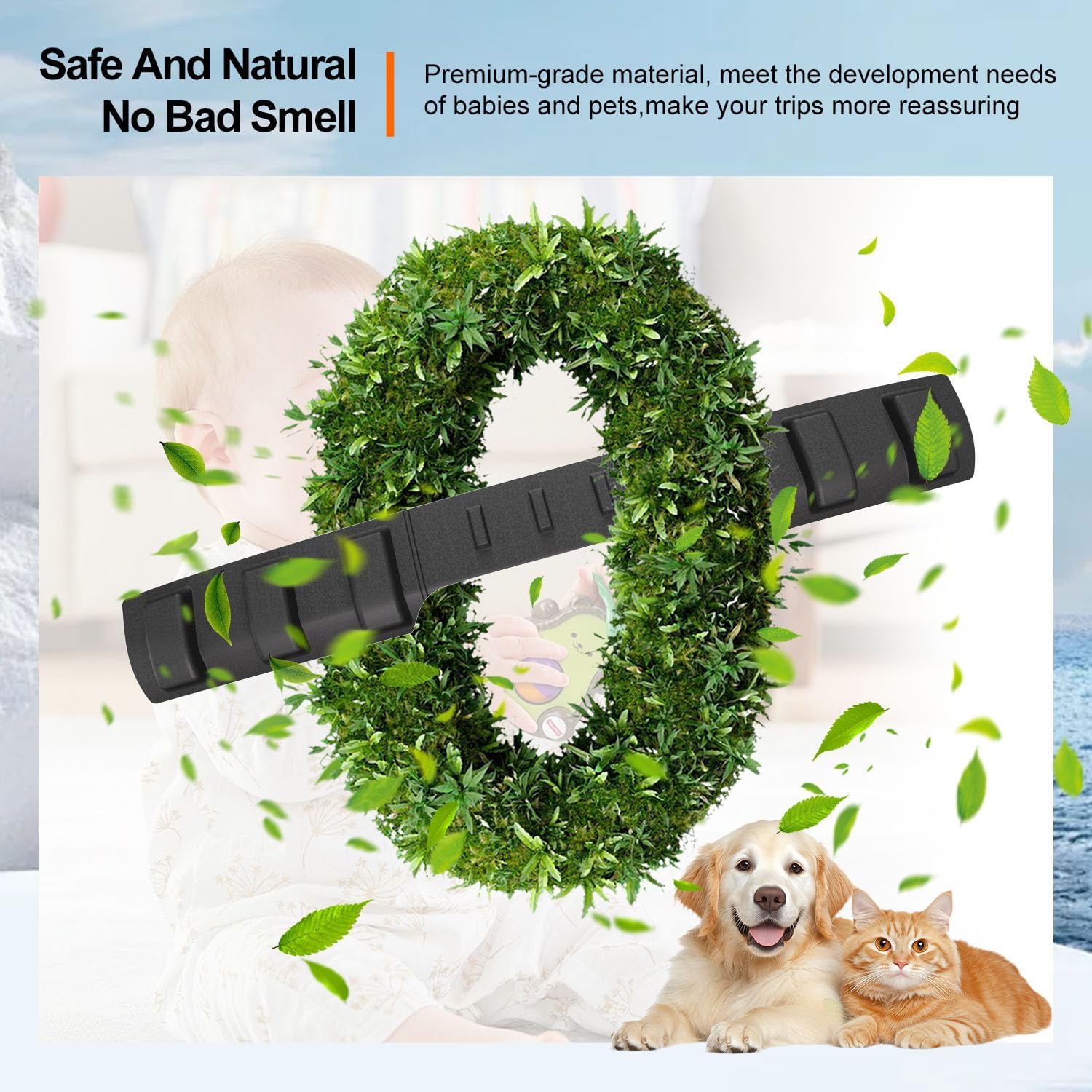 powoq Rear Roof Protector Compatible with 2015-2020 Ford F150 Truck Cab Roof Protector TPE Rear Spoiler Replacement for 2015-2020 Ford F-150 Accessories