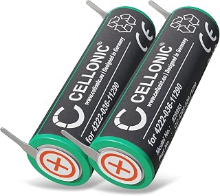 CELLONIC 2X Batería para Afeitadoras y Cortapelos Compatible con Philips Sonicare HX6530, Sonicare DiamondClean HX9340, HX9340, 3000 040 83812 - (800mAh, 3.7V)