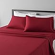 Elegant Comfort Luxurious Soft 1500 Premier Hotel Quality 4-Piece Bed Sheet Set Wrinkle and Fade Resistant Bedding Set, Deep Pocket up to 16inch, Full, Burgundy