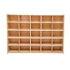 Contender 25 Cubby Birch Plywood Tray Storage Cabinet, Office and Homeschool Organizer for Toys, Books, Art and Craft Supplies, Greengaurd Gold Certified