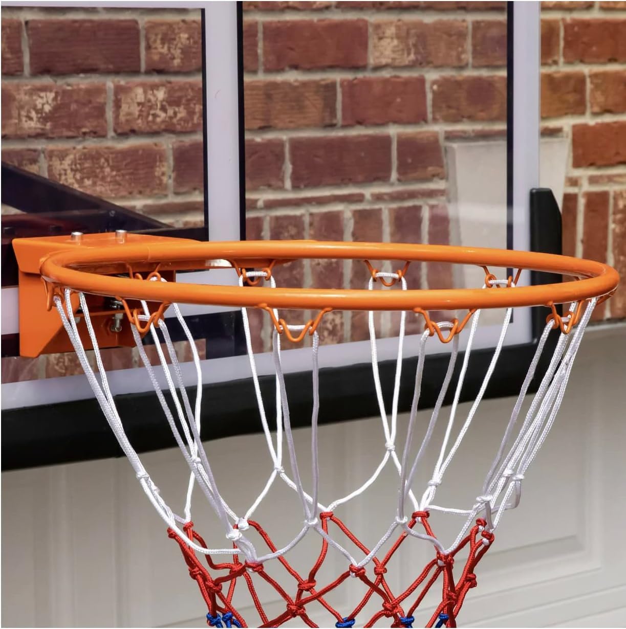 54-Inch Wall Mounted Backboard and Rim Combo Basketball Hoop with Polycarbonate Backboard Adjustable Height