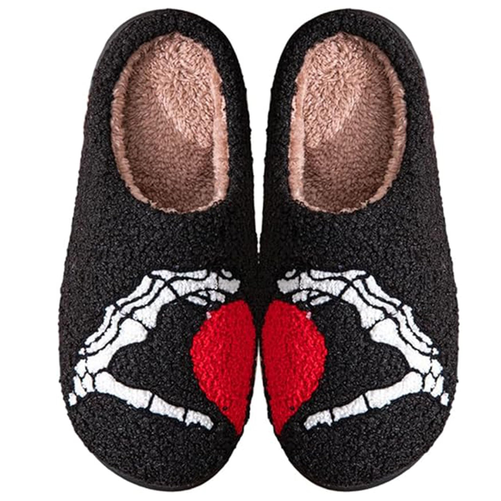 LNERIP Slippers Winter Womens Mens Fluffy Plush Slippers Animals Cute Cartoon House Slippers Cuddly Warm Shoes Indoor Outdoor Girls Women