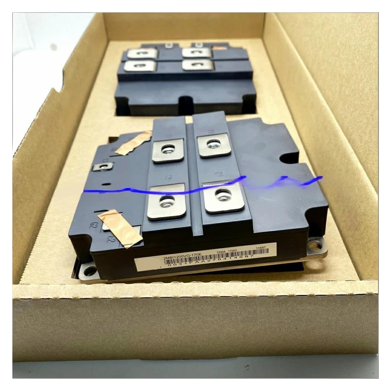 CJKXPZMH 1pcs 2MBI600VG-120P 2MBI800VG-120P 2MBI1200VG-120P 2MBI600VG-170E 2MBI800VG-170E 2MBI1200VG-170E rectifier bridge Module(2MBI600VG-120P)