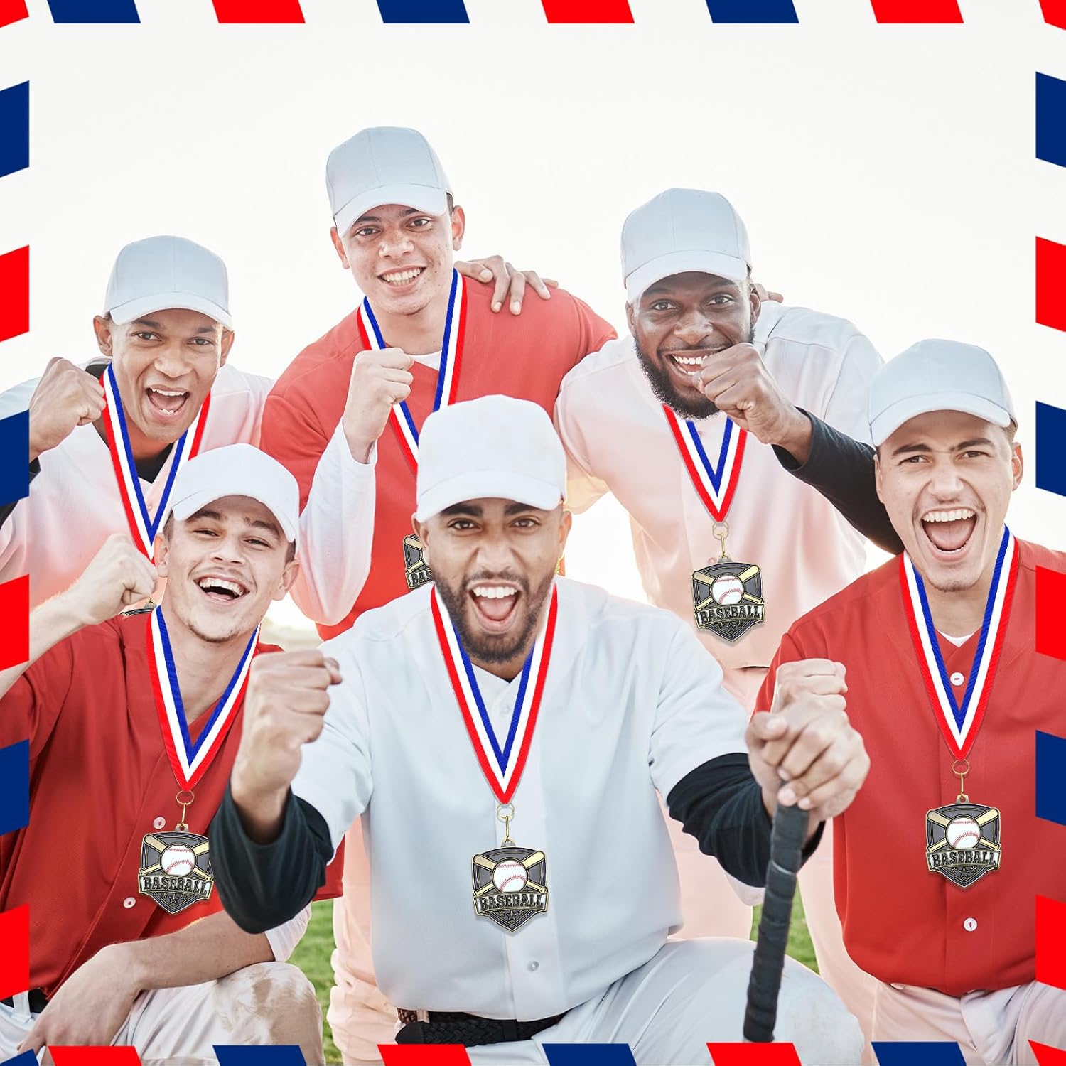 10/20 /30/40 Pcs Award Medals Bulk Sports Medals with Neck Ribbons 2.4 Inch Winner Award Trophy Prize Gift for Sports Themed Party Favors Tournaments Match
