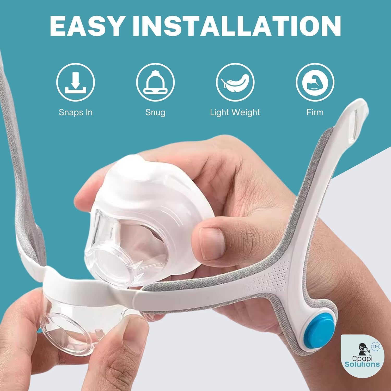 N20 Replacement Cushion – Compatible with AirFit & AirTouch CPAP Nasal Mask (Medium) – Soft, Snug Fit, Premium Comfort, Covers Nose, Durable Material - Image 2