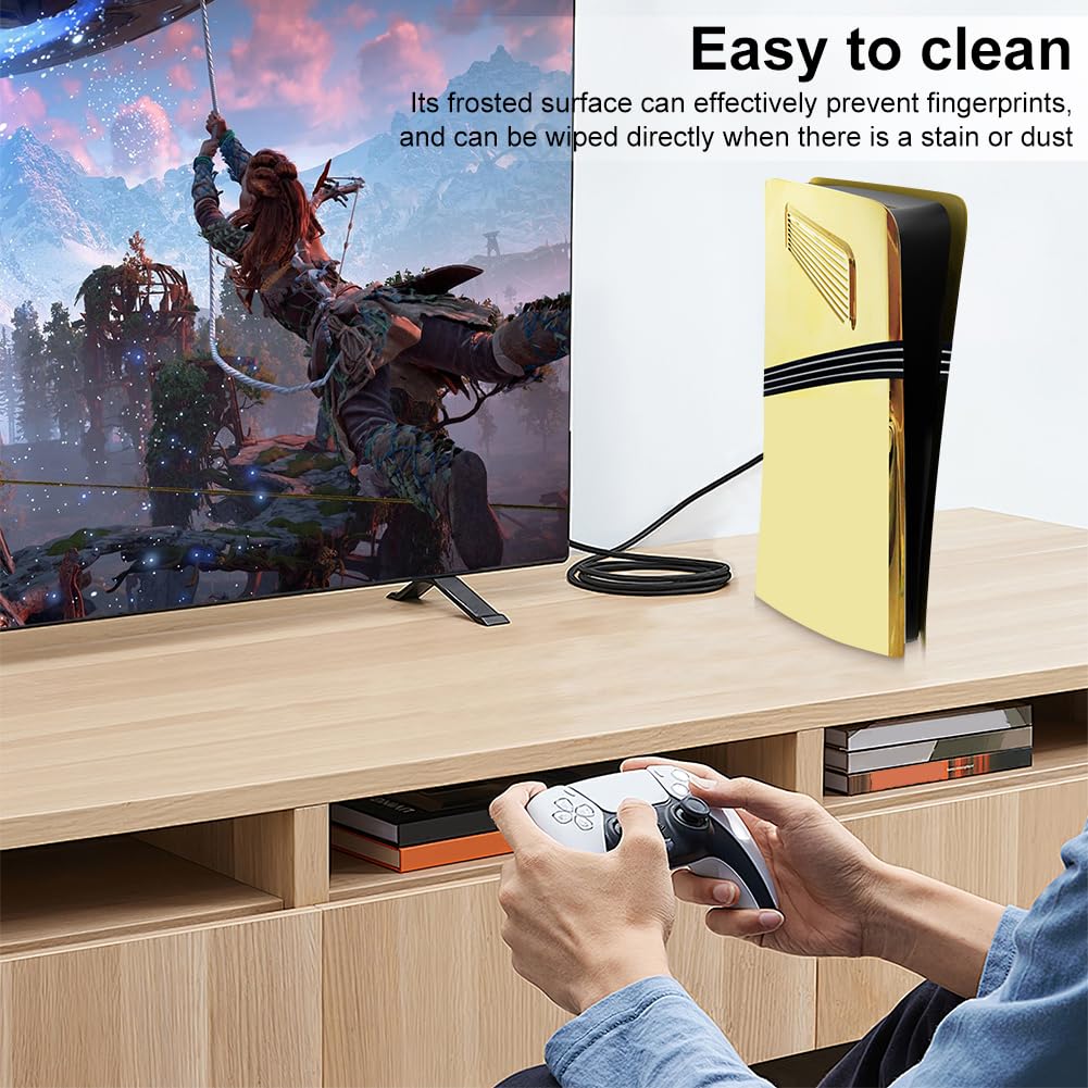 Piastra frontale di ricambio per console PS5 Pro con ventola di raffreddamento Custodia protettiva antiurto