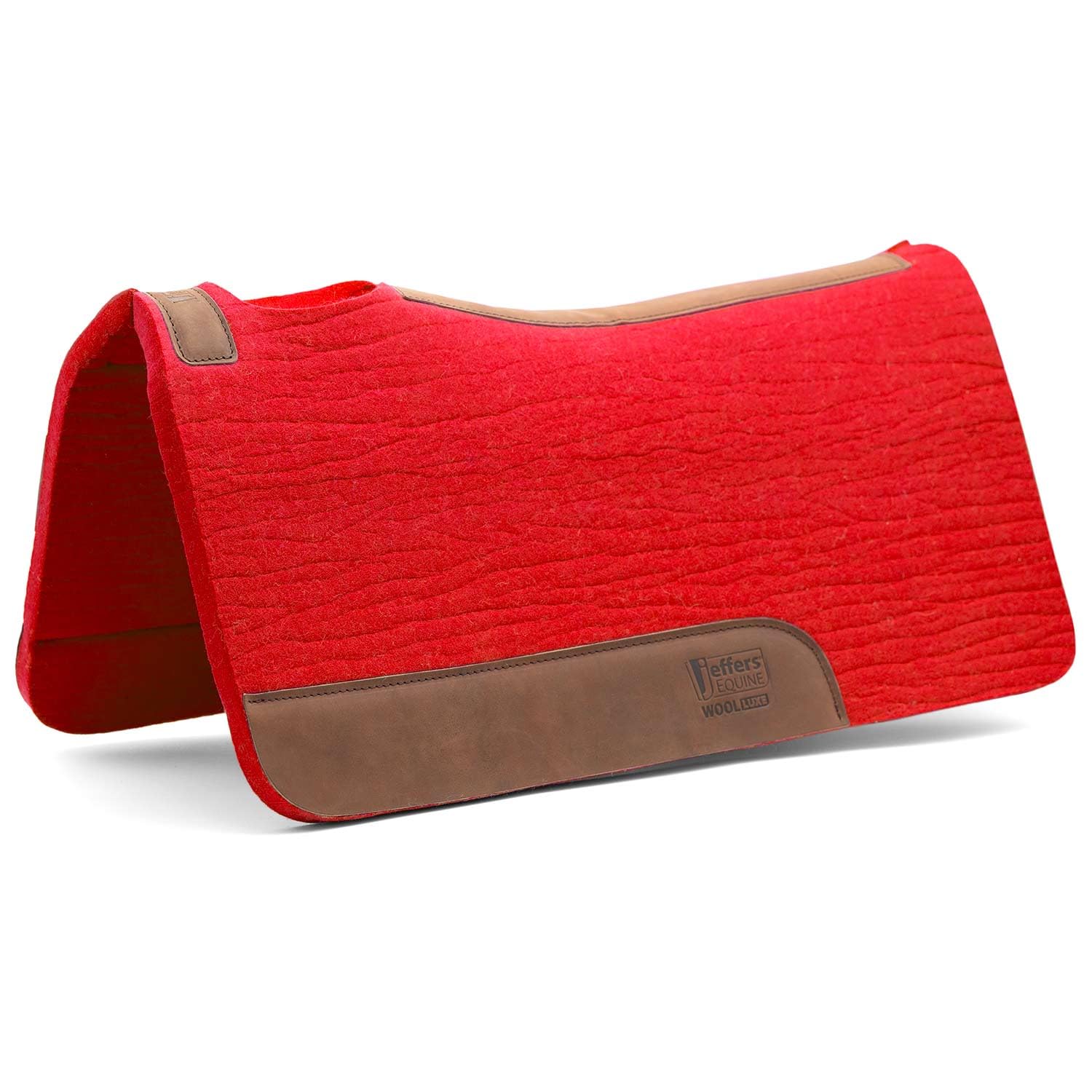 Jeffers WoolLuxe 100% Wool Felt Saddle Pad for Horses – Shock Absorbing, Breathable Equestrian Pad Horse Back Protection
