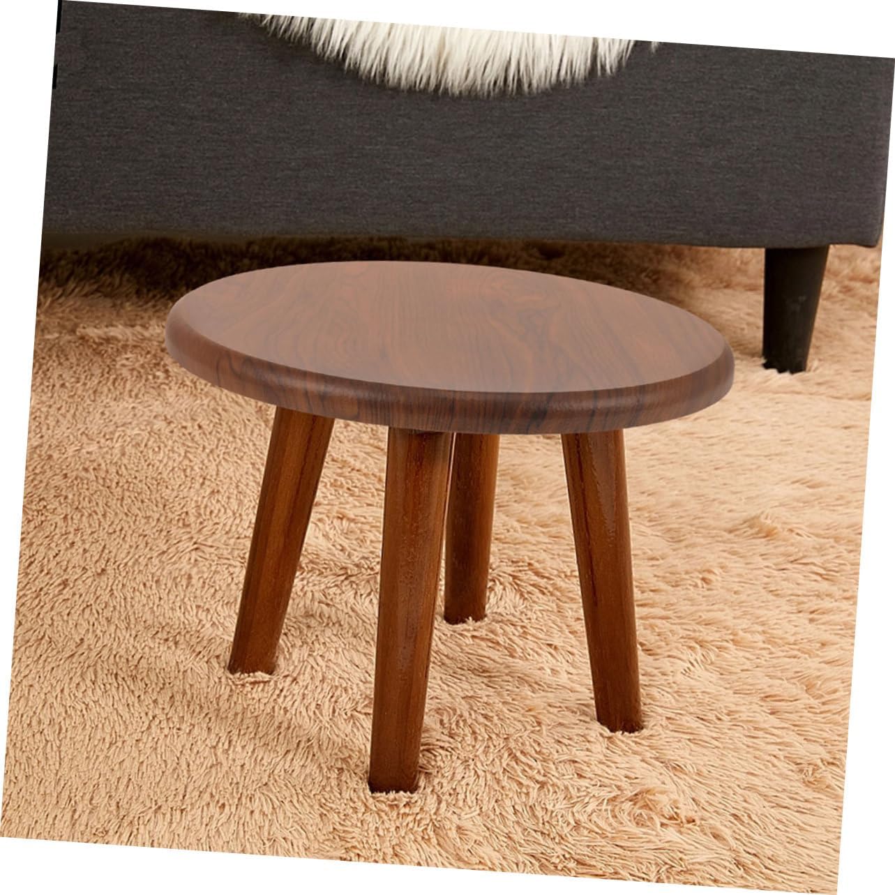 2pcs Replacement Seat for Wooden Stool Round Chair Seat Pad Solid Wood Bar Round Stools Supply Sturdy Comfortable