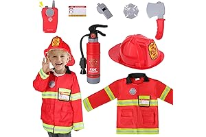 Toddler Boy Firefighter Costume for Kids 4t (3 4 5 Years)