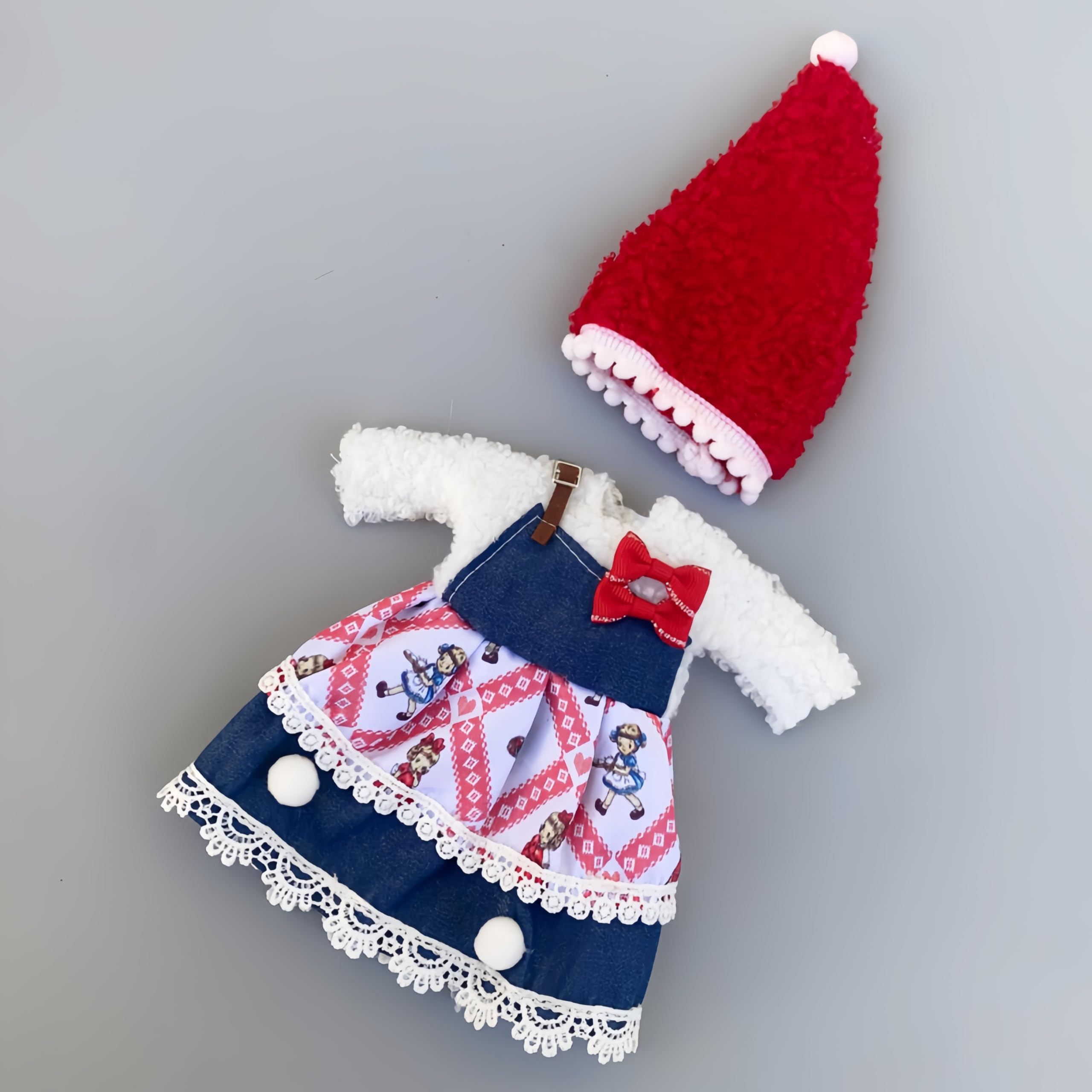 Vêtements de Noël BJD 1/6 le cadeau fait main pour poupée de 30 cm
